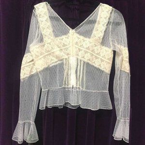 Carol Hannah Citrine Collection Lace Top